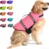 Dogcheer Ripstop Dog Life Jacket, Reflective & Adjustable Dog Swim Life Vest Pet PFD Float Coat, Puppy Floatation Vest Preserver with Rescue Handle for Small Medium Large Dogs Swimming Boating