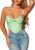 Courecrop Floral Corset Top Spaghetti Straps Cute Bustier Cowl Neck Party Crop Tops for Women