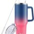 MaxBase 40 oz Tumbler with Handle and Straw Lid, Insulated Reusable Stainless Steel Travel Mug Keeps Drinks Cold up to 34 Hours, 100% Leakproof Bottle for Water, Iced Tea or Coffee, Smoothie and More