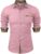 JINIDU Men’s Casual Cotton Dress Shirt Plaid Collar Long Sleeve Button Down Shirt