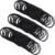 150PCS Black Hair Ties, elastic Hair Ties No Damage Ponytail Holder，for Thick and Curly Hair Hair Elastic Band，for Women or Men