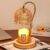 BINLIFA Candle Warmer Lamp, Electric Candle Melt Warmer Compatible with Large Jar Candles (Wooden)
