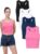TADANG 4 Pieces Crop Tank Tops for Women, Sleeveless Racerback Crop Sports Top, Cropped Workout Tops Running Yoga Tanks