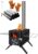 SOPPY Hot Tent Stove for Camping, Wood Burning Stove with 7 Chimney Pipe, Black