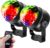 LUNSY Sound Activated Party Lights with Remote Control Dj Lighting RGB Disco Ball Light, Strobe Lamp 7 Modes Stage Par Light for Home Room Dance Parties Bar Xmas Wedding Show Club – 2PACK