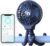 WiHoo Bluetooth Stroller Fan Battery Operated,Portable Baby Fan with Flexible Tripod,3 Speeds USB Rechargeable Clip on Fan,Mini Small Car Seat Fan for Crib Treadmill Camping and Travel (Dark Blue)