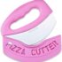 Suanyok Premium Pizza Cutter Food Chopper – Super Sharp Stainless Steel Pizza Cutters Rocker/Slicer/Knife with Protective Blade Cover (Green)