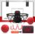 EagleStone Basketball Hoop Indoor for Kids, Over The Door Mini Basketball Hoop with Electronic Scoreboard, Room Basketball Hoop with 2 Balls and Sound, Basketball Toys for Toddler Boys Girls