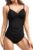 Adisputent Womens One Piece Swimsuits Deep V Shirred Swimwear Tummy Control Push Up Monokini Bathing Suits