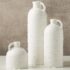 Modern Farmhouse Decor Ceramic Vase Set of 3, Living Room Decor, Boho Rustic Home Decor, Pampas Grass Vase, Farmhouse Decorative Dried Flowers for Vase,Centerpiece Table Decorations (Marbling)