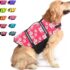 Dogcheer Ripstop Dog Life Jacket, Reflective & Adjustable Dog Swim Life Vest Pet PFD Float Coat, Puppy Floatation Vest Preserver with Rescue Handle