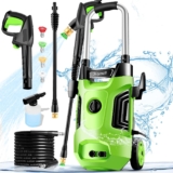 Electric Pressure Washer Power Cleaner – SY3200 Suyncll 2.5 GPM Power Washer 1800W High Pressure Car Cleaner with All-in-one Spray