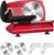 Adortec Electric Meat Slicer for Home Use, Deli Slicer Machine with 2 Blades & 2 Food Pushers