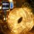 LIGHTNUM Solar Rope Lights Outdoor Waterproof LED Solar Tube Lights 66FT 200LED Warm White Rope Lights Solar Powered Tube Fairy String Lights for Pool Tree Garden Yard