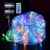 LIGHTNUM Solar Rope Lights Outdoor Waterproof LED Solar Tube Lights 66FT 200LED Multicolor Rope Lights Solar Powered Tube Fairy String Lights for Pool Tree Garden