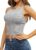 LUYAA Women’s Sexy Cropped Tank Tops Ribbed Stretch Basic Tops