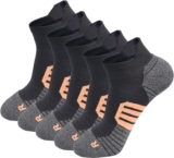 WindCrosser Men’s Anti Stink Odor Control Padded Thick Low Cut Ankle Sneaker Running Socks