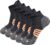 WindCrosser Men’s Anti Stink Odor Control Padded Thick Low Cut Ankle Sneaker Running Socks