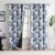 Blue White Blackout Curtains 84inch Long Leaf Curtain Panels for Living Room Grommet Top Thermal Insulated Vine Farmhouse Curtain Drapes for Bedroom Country Vintage Window Curtains 2pcs