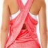 SILKWORLD Workout Tops for Women Racerback Tank Tops Yoga Shirts Athletic Running Open Back Workout Tops for Women