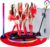 ZANOGI 360 Photo Booth Machine with Battery Pack&APP for Parties,100cm Slow Motion Camera Booth for 5 People with Deluxe Suit&Custom Magnetic Logo, Control by Remote or APP,39.4″-Al Alloy Flight Case