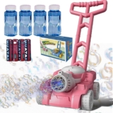 Bubble Lawn Mower for Toddlers,Kids Bubble Lawn Mower for Toddlers 1-5,Summer Outdoor Push Backyard Toys,Christmas Birthday Gifts Easter for Preschool Baby Boys Girls，Wedding Party Favors