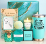 UTOBSOV Get Well Soon Gifts for Women, Get Well Gift Baskets Relaxation Gifts for Friends Female Care Package for Her Who Recover After Surgery, Blue Birthday Gifts Feel Better Gifts