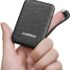 Alongza 4500mAh Power Bank with Built in Cable, Small Portable Phone Charger Slim Battery Pack, Lightweight External Cell Phone Charger Compatible with iPhone and Android