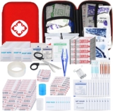 275Pcs Travel First Aid Kits for Car Emergency Preparedness Items Urgent Accident Essentials Kit Survival Gear Equipment Sports First Aid Kit for College Dorm Student, Home, Boat
