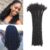 Loc Extension Human Hair 8 inch 0.2cm Width 100% Permanent huamn hair Dreadlocks Extension Can Be Dyed Bleached Curled Handmade loc Extension for Men Women