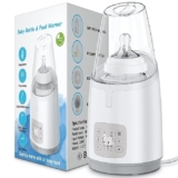 Baby Bottle Warmer, Baby Bottle Warmer for Breastmilk, Formula and Food, Fast Baby Food Heater, Milk Warmer with Defrost