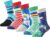 BISOUSOX Kids Fun Dress Socks Christmas Gift Socks Boys Girls Novelty Funny Crazy Shark Stripe Cute Dinosaur Socks for Kids