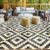Outdoor Rug Waterproof,Plastic Straw Rug,Reversible Patio Rug, Outdoor Rugs 5×8 Outdoor Patio Rugfor Outdoors, RV, Patio, Backyard, Deck, Picnic, Beach, Trailer, Camping, Black & Beige, 5′ x 8