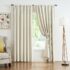 Treatmentex 84″ Curtains for Bedroom Chevron Light Green Half Light Blocking Window Curtain Drapes for Living Room 2 Pack Grommet Top